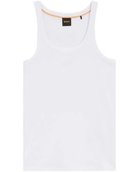 BOSS - Round Neck Vest - Lyst