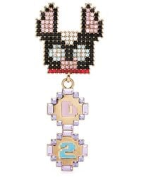 DSquared² - Crystal-Embellished Drop Earring - Lyst