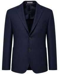 Corneliani - Micro-Patterned Single-Breasted Jacket - Lyst