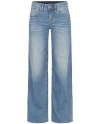 Gang - River Faded-Effect Wide-Leg Jeans - Lyst