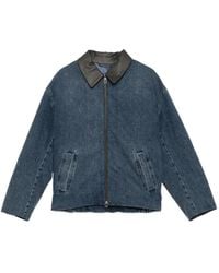 CROQUIS - Denim Zipped Jacket - Lyst