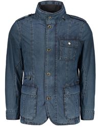 Moorer - Flap-Pockets Denim Jacket - Lyst