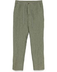 Corneliani - Linen Trousers - Lyst