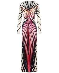 Roberto Cavalli - Ray Of Paradise Printed Maxi Dress - Lyst