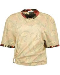Rabanne - Camouflage-Print T-Shirt - Lyst