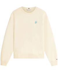 Tommy Hilfiger - Embroidered-Logo Sweater - Lyst