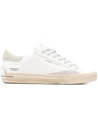Crime London - Distressed 2.0 Lace-Up Sneakers - Lyst