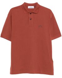 Stone Island - Button Polo Shirt - Lyst