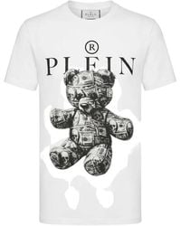 Philipp Plein - Jersey T-Shirt Skull Teddy Dollar - Lyst