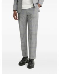 HUGO - Checked Tailored Trousers - Lyst