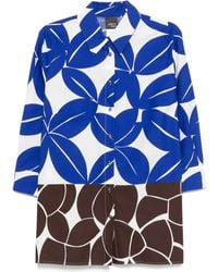 Marina Rinaldi - Dedo Hemd Mit Blumen-Print - Lyst