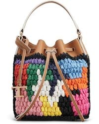 Tod's - Crochet Mini Bucket Bag - Lyst