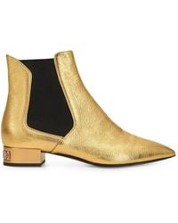 Moschino - Logo-Plaque Chelsea Boots - Lyst