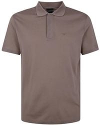 Emporio Armani - Poloshirt mit Logo-Stickerei - Lyst