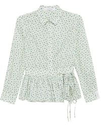 ROKH - Floral-Print Shirt - Lyst