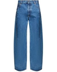 Vetements - Vaqueros Balloon Con Detalle Deshilachado - Lyst