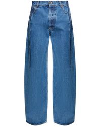 Vetements - Jean Ample À Bords Francs - Lyst