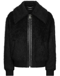 Dolce & Gabbana - Faux-Fur Wool Coat - Lyst
