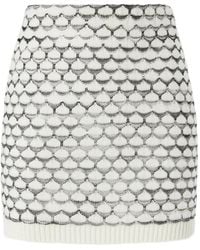 Missoni - Mini-Rok Met Patroon - Lyst