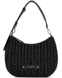 KARL LAGERFELD - K/Weave Quilted Shoulder Bag - Lyst