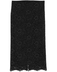 Simonetta Ravizza - Clivy Floral Lace Midi Skirt - Lyst