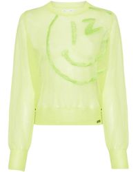 Izzue - Motif-Embroidered Jumper - Lyst
