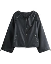 THUG CLUB - Logo-Detail Zip-Up Jacket - Lyst