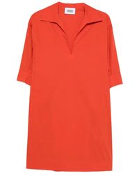 Alpha Studio - Polo-Collar Mini Dress - Lyst
