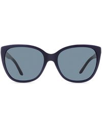 Versace - Sonnenbrille im Oversized-Look - Lyst