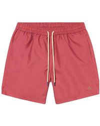 Brooks Brothers - Drawstring-Waistband Swim Shorts - Lyst