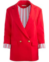 Alice + Olivia - Blazer Arias À Boutonnière Croisée - Lyst