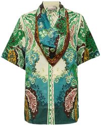 ALÉMAIS - Florence Botanical-Print Shirt - Lyst