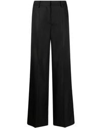 Magda Butrym - Silk Wide-Leg Trousers - Lyst