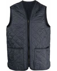 Barbour - Quilted Pouch-Pocket Gilet - Lyst