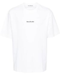 Acne Studios - Logo-Print Organic-Cotton T-Shirt - Lyst