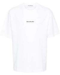Acne Studios - Logo-Print Organic-Cotton T-Shirt - Lyst