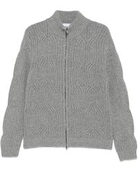 Daniele Fiesoli - Pull En Maille Torsadée À Fermeture Zippée - Lyst