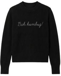 Chinti & Parker - Slogan-Embroidered Wool Sweater - Lyst