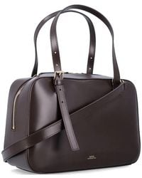 A.P.C. - Virginie Leather Box Bag - Lyst