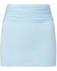 Wardrobe NYC - Ruched Mini Skirt - Lyst