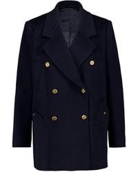 Blazé Milano - Joyme Double-Breasted Peacoat - Lyst