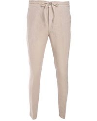 120% Lino - ドローストリング パンツ - Lyst