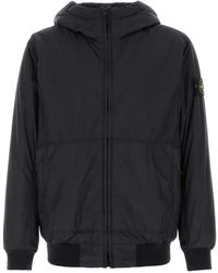 Stone Island - Logo Nylon Blouson Jacket - Lyst