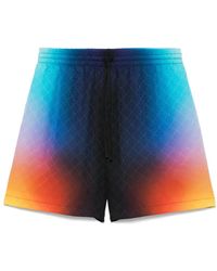 CASABLANCA - Gradient Silk Shorts - Lyst