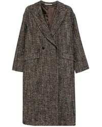 Tagliatore - Double-Breasted Wool Blend Coat - Lyst