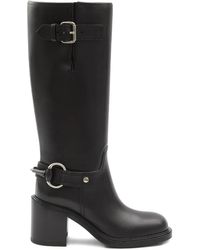 Gucci - 70Mm Leather Boots - Lyst