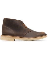 Clarks - Leather Desert Boots - Lyst