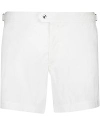 Tom Ford - Buckle-Detail Swim Shorts - Lyst