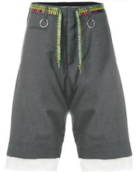R13 - Dropped Crotch Shorts - Lyst