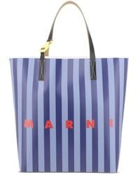 Marni - Striped Tote Bag - Lyst